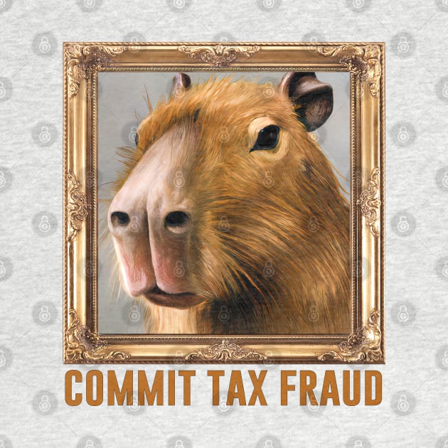 Commit Tax Fraud Capybara Meme by DankFutura